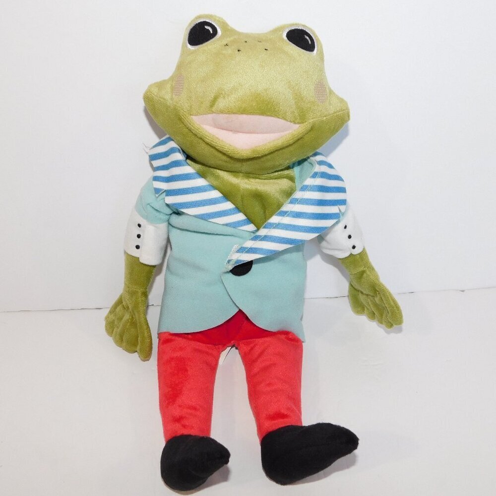 IKEA Tosig 15" Dressed Frog Toad  Prince Doll Plush Stuffed  - NEW